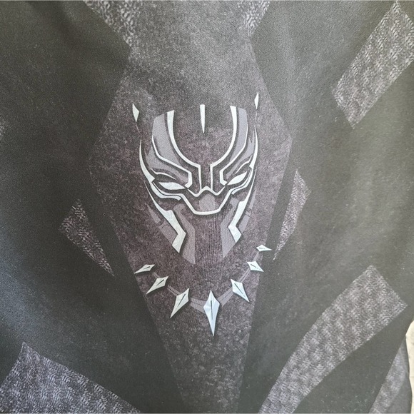 Men's Marvel Black Panther Comic Character Logo Hoodie SZ XL - Picture 3 of 13
